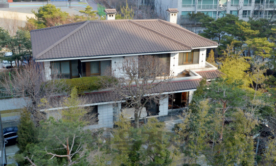 박근혜 전 대통령이 구입한 내곡동 새 집.