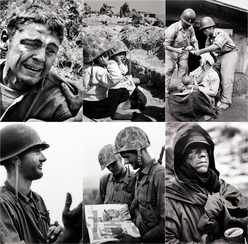 유엔평화기념관에 기증되는 데이비드 던컨의 6.25 전쟁 사진들. /사진제공=부산 유엔평화기념관