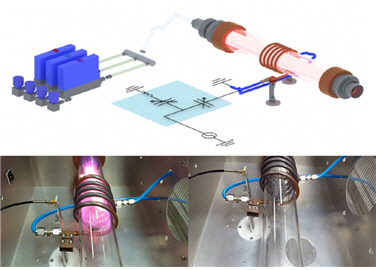 유도 결합형 플라즈마를 이용하면 기존 열처리 대비 고속으로 고품질 팽창 흑연을 제조할 수 있다. /사진제공=KIST