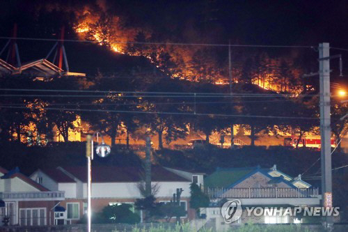 꺼지지 않는 삼척 산불/연합뉴스