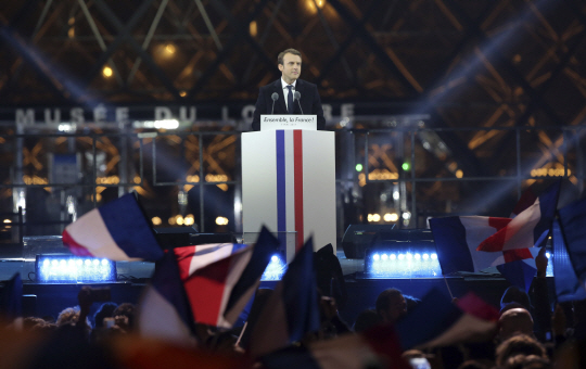 에마뉘엘 마크롱 프랑스 대통령 당선인 /파리=AP연합뉴스