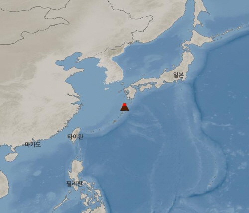 일본 수와노세지마 화산 폭발…9일 제주도·남해안 영향 가능성