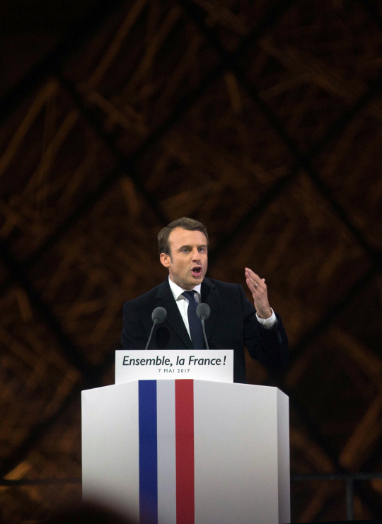 에마뉘엘 마크롱 프랑스 대통령 당선인./UPI연합뉴스