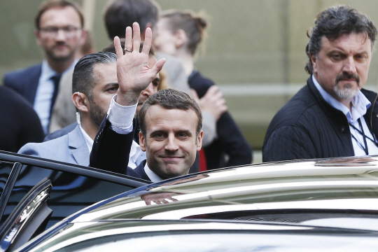 에마뉘엘 마크롱 프랑스 대통령 당선인 /AFP연합뉴스