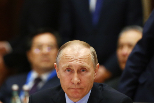 블라디미르 푸틴 러시아 대통령/베이징=EPA연합뉴스