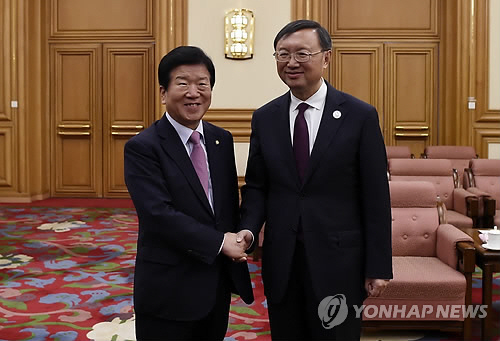 中 국무위원 '한반도 문제 韓과 긴밀히 협력하겠다'