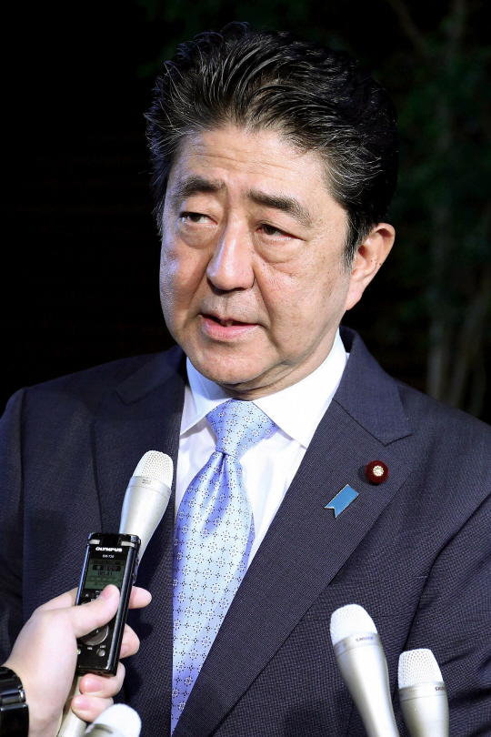 아베 신조 일본 총리 /도쿄=AFP연합뉴스