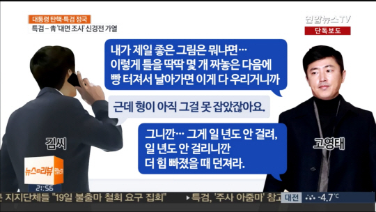 최순실, “고영태 녹취록의 검사 윤석열 같다…제가 들은 바 있어” 사건 기획 주장