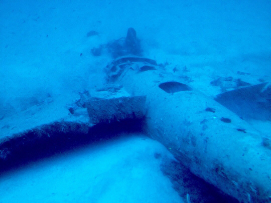오션게이트가 탐사한, 마이애미 앞바다에 가라앉은 F6F 헬캣 전투기