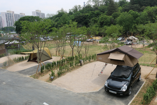 서울 시내 다섯번째 '초안산캠핑장' 내달 1일 오픈...'가까운 도시숲서 캠핑 즐기세요'