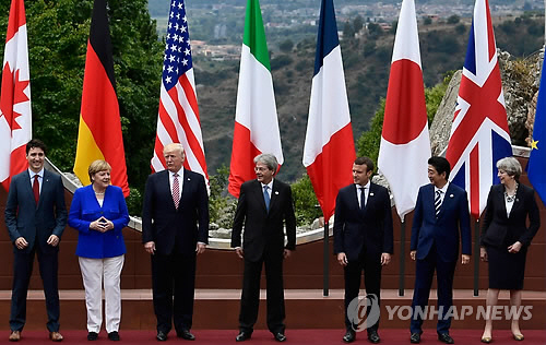 G7 공동성명 “北, 핵 프로그램 포기 안 하면 제재 강화”