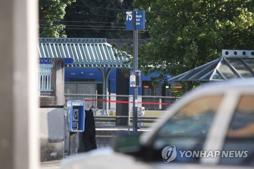 ‘무슬림 혐오’ 흉기난동이 벌어진 포틀랜드 역 주변의 모습./연합뉴스