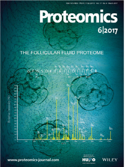 국내 연구진의 연구결과를 표지 논문으로 선정한 국제학술지 ‘프로테오믹스’.