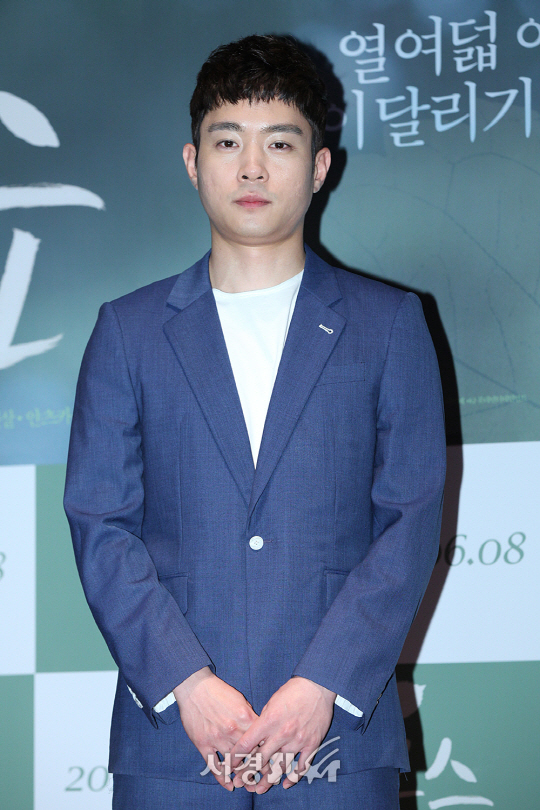 배우 김동영이 31일 오후 서울 중구 롯데시네마 에비뉴엘 명동점에서 열린 영화 ‘용순’ 언론시사회에 참석했다.