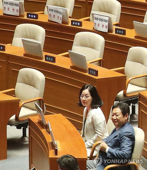 김현아 의원, 한국당 반대당론 속 나홀로 이낙연 인준 찬성표