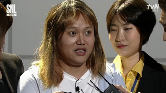 ‘SNL9’ 김민교, 정유라 패러디 “눈알도 실력이다” 발언 해명…‘폭소’