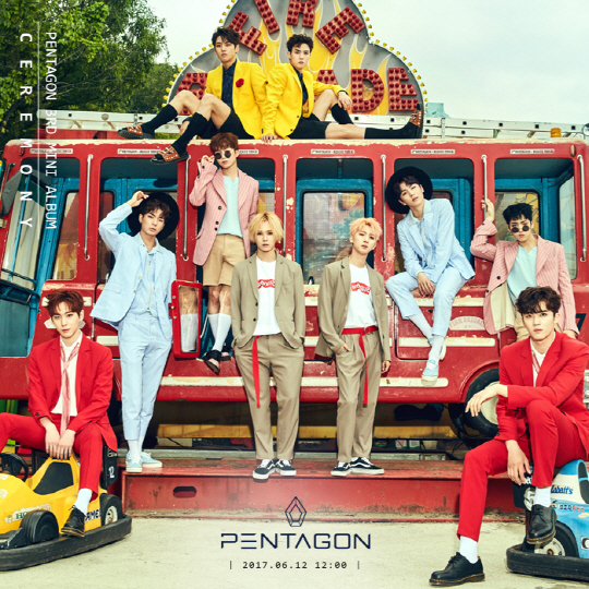 펜타곤, 세 번째 미니앨범 'CEREMONY' 트랙리스트 공개…타이틀곡 '예뻐죽겠네'
