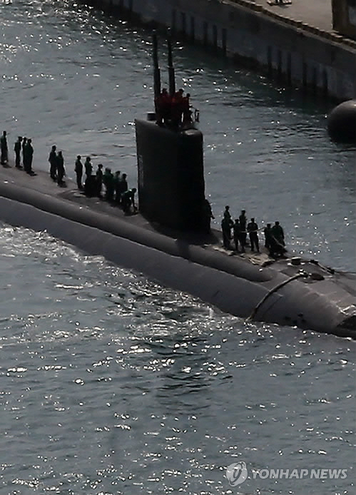 美 핵잠수함 샤이엔호, 6일 오전 부산 입항…해군과 공동훈련