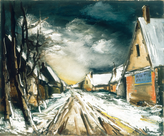 블라맹크 ‘겨울 마을의 거리(Rue de village en hiver, 1928~30)’/사진제공=예술의전당