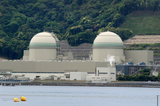다카하마 원자력발전소에 위치한 4번 원자로.  /다카하마=AFP연합뉴스