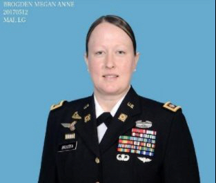 미 육군 그린베레의 첫 여성 대대장에 오른 메이건 브록든 중령/사진=트위터 캡처