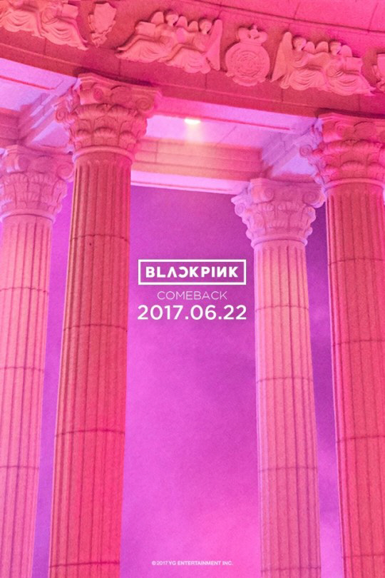 블랙핑크 22일 컴백 확정, ‘붐바야-휘파람-불장난’ 대히트 이어갈까
