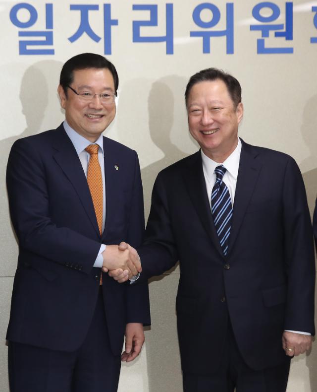 이용섭 일자리위원회 부위원장, 