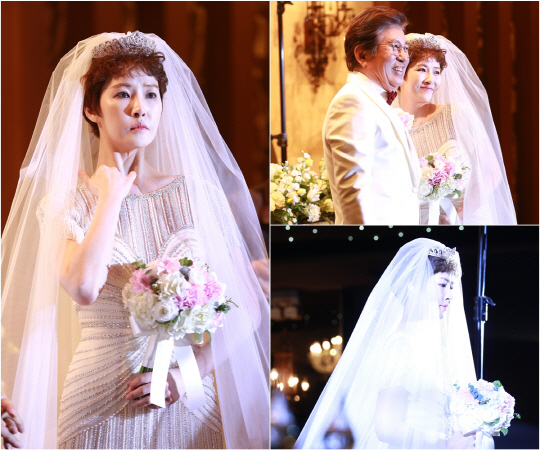 '품위있는 그녀' 김선아, 결혼식 비하인드…6년 만에 입은 웨딩드레스