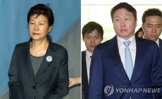 증인 출석하는 최태원 회장…박근혜 전 대통령과 ‘독대’서 무슨 대화 오갔나