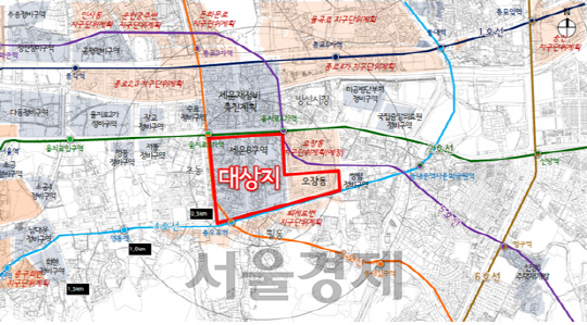 중구 인쇄 특정개발진흥지구 위치도. /자료=서울시