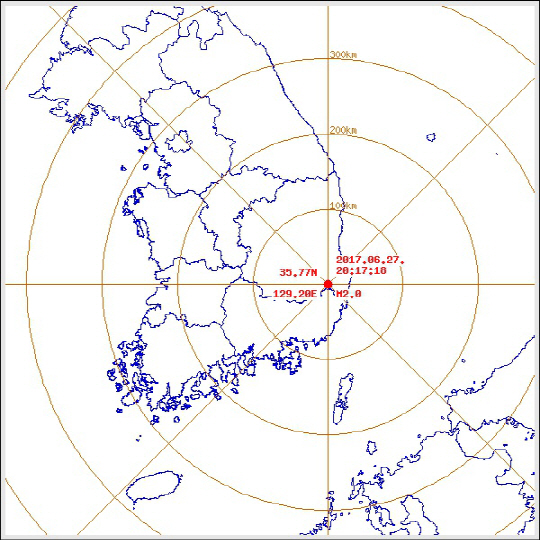 경북 경주서 규모 2.0 지진…기상청 “9·12지진 여진…피해 없을 것”