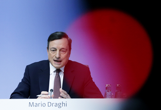 마리오 드라기 유럽중앙은행(ECB) 총재/AP연합뉴스