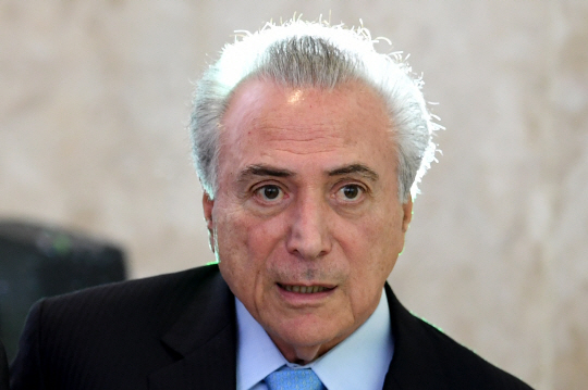 ‘부패혐의 기소’ 브라질 테메르 대통령, G20 정상회의 참석강행 전망