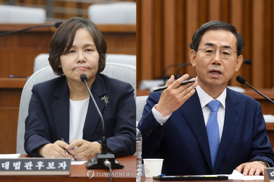 박정화(왼쪽)·조재연 대법관 후보자/연합뉴스