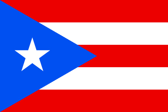 푸에르토리코 국기 /위키피디아