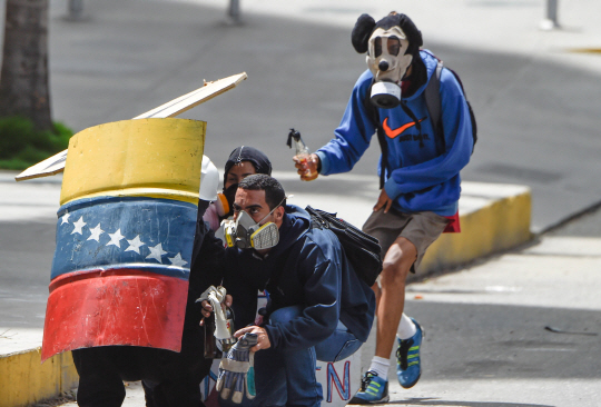 베네수엘라 반정부 시위 모습 /AFP연합뉴스