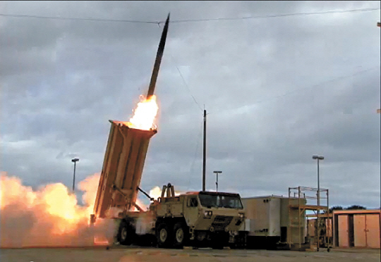 미군의 사드 미사일 발사 장면/사진 제공 = 펜타곤