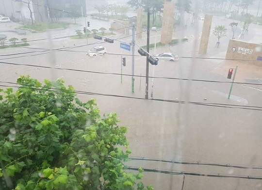 청주 폭우 사실상 ‘도시기능 마비’ 3명 사망까지? 침수된 충북대 실시간 충격