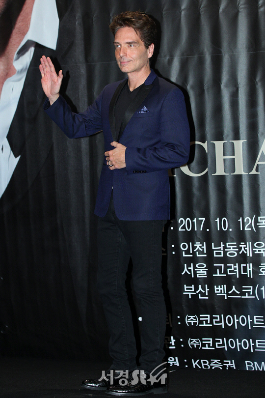 리차드 막스가 24일 오전 서울 영등포구 여의도동 콘래드 서울 호텔에서 내한공연 기자회견에 참석했다.