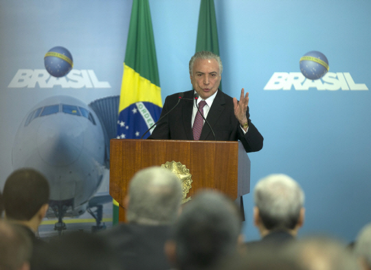 미셰우 테메르 브라질 대통령 /EPA연합뉴스