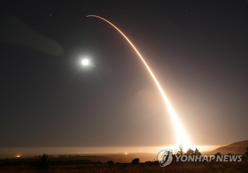 美공군, ICBM ‘미니트맨3’ 시험발사 성공…최대사거리 1만3천㎞