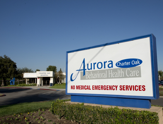 미국 캘리포니아 오로라 차터오크병원(Aurora Charter Oak Hospital) 전경