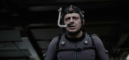 Andy Serkis on the set of Twentieth Century Fox‘s “War for the Planet of the Apes.”