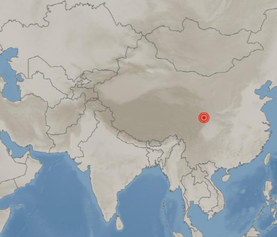 중국 쓰촨성서 규모 7.0 지진 발생…피해 상황은 미확인