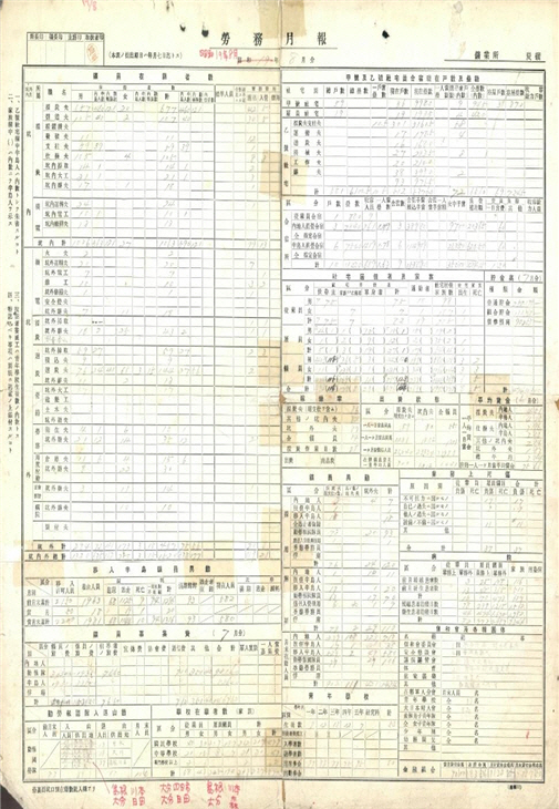 국가기록원이 기증받은 메이지 광업소 메이지 탄광 노무월보(1944년 8월). /사진제공=행정안전부