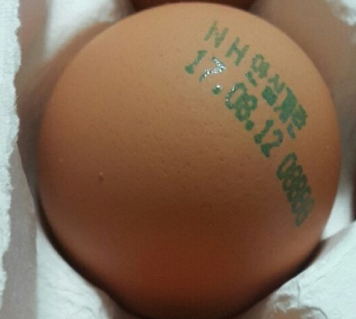 ‘08’ 숫자가 찍혀있는 경기도산 계란. / 사진=커뮤니티