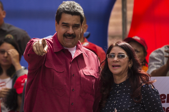 니콜라스 마두로(왼쪽) 베네수엘라 대통령/카라카스=EPA연합뉴스