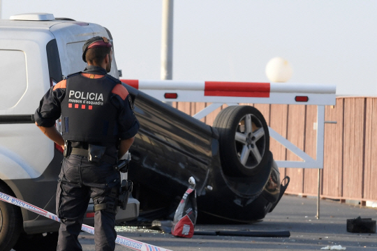 스페인 캄브릴스 테러에 사용된 차량 / 연합