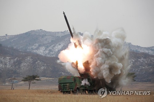 북한 단거리 발사체 발사에 한국당, 