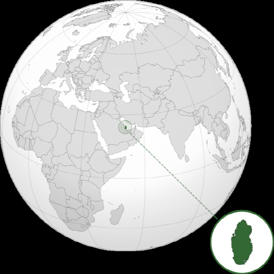 중동 아라비아 반도에 있는 카타르/위키피디아